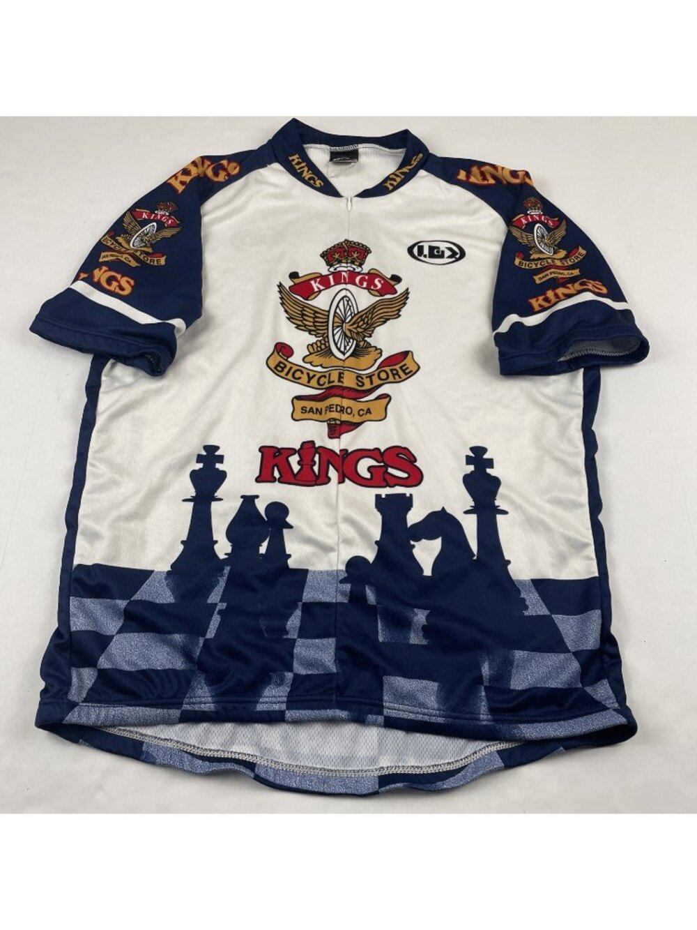 Louis Garneau Cycling Jersey Men’s XXL 3/4 Zip Short Sleeve Kings Bicycle Store